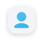 Icône générique d’un utilisateur, silhouette bleue sur fond blanc, utilisée comme avatar par défaut.